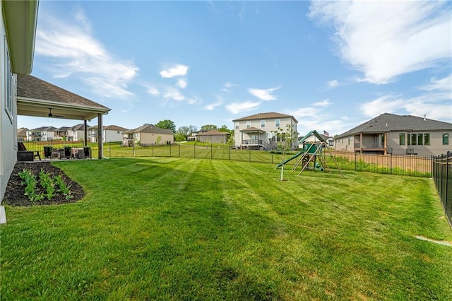 2705 NE Crestview St, Blue Springs, MO 64029 - view of yard featuring a playground and a residential view