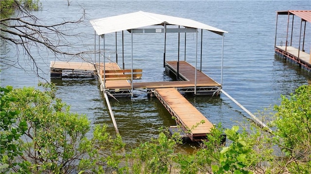 25996 Arrowhead Rd, Hermitage, MO 65668 - dock area featuring a water view