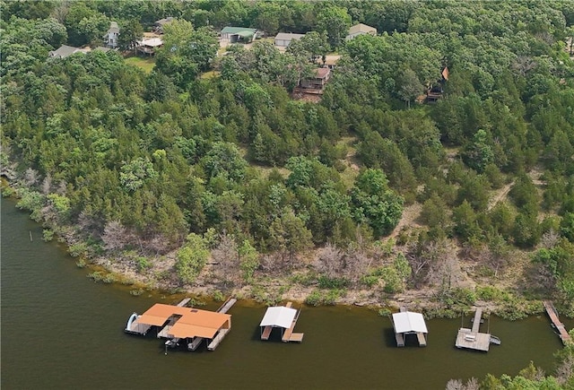 25996 Arrowhead Rd, Hermitage, MO 65668 - view of property location with a nearby body of water and a forest