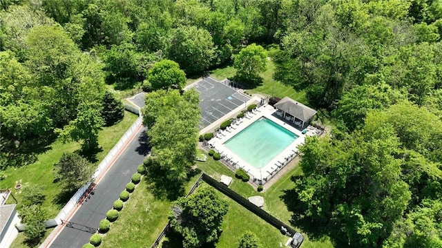 19553 E 14th St N, Independence, MO 64056 - aerial view of a pool