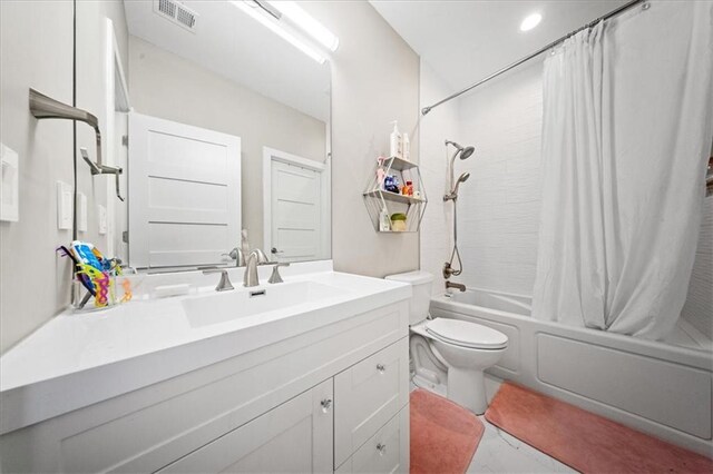 5645 Legler St, Shawnee, KS 66217 - full bathroom with shower / bath combination with curtain and vanity