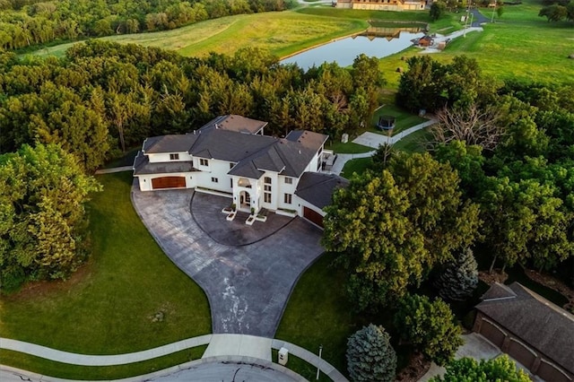 5645 Legler St, Shawnee, KS 66217 - aerial view of property and surrounding area with a large body of water
