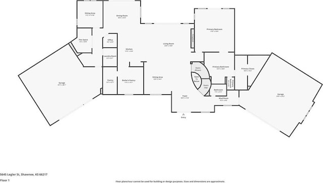 5645 Legler St, Shawnee, KS 66217 - view of property floor plan