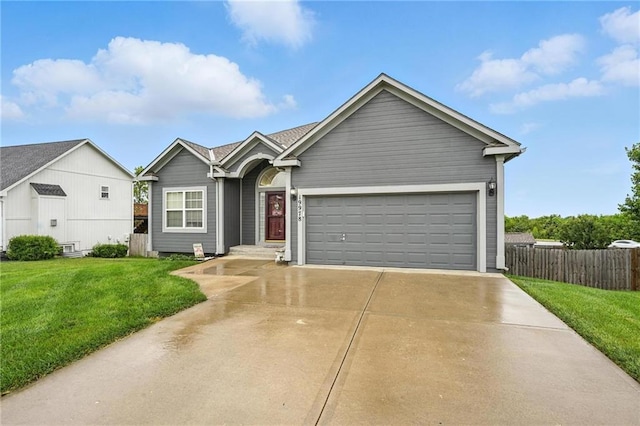 19978 Palisade St, Spring Hill, KS 66083 - single story home with concrete driveway and an attached garage