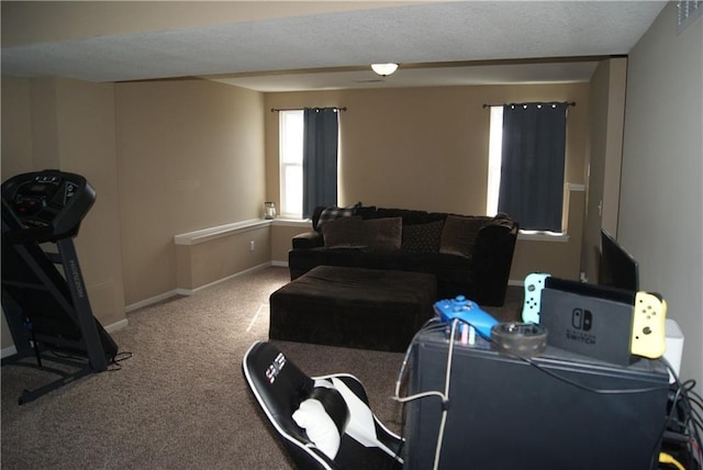 706 Terry Dr, Pleasant Hill, MO 64080 - carpeted living area featuring baseboards