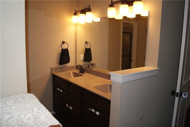 706 Terry Dr, Pleasant Hill, MO 64080 - bathroom featuring double vanity