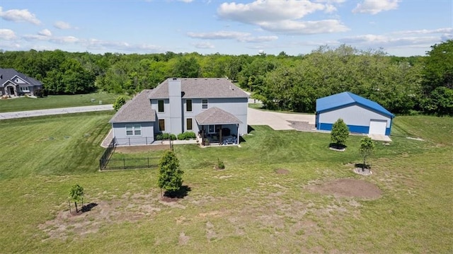 30307 Woodland Dr, Pleasant Hill, MO 64080 - view from above of property featuring a forest