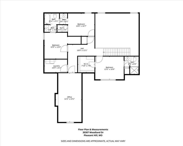 30307 Woodland Dr, Pleasant Hill, MO 64080 - home floor plan