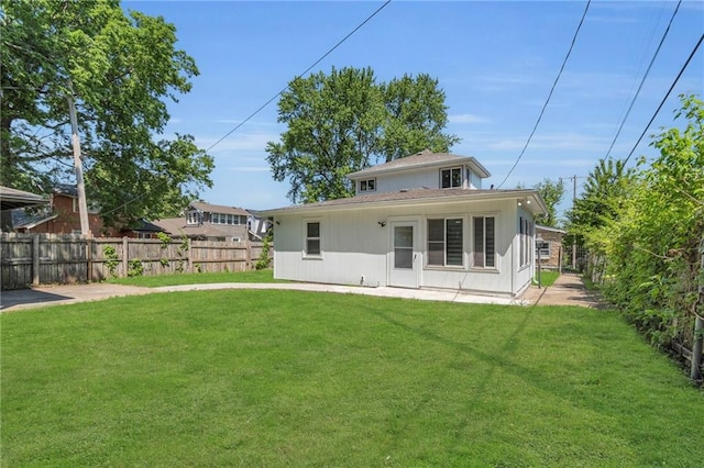 view of rear view of property