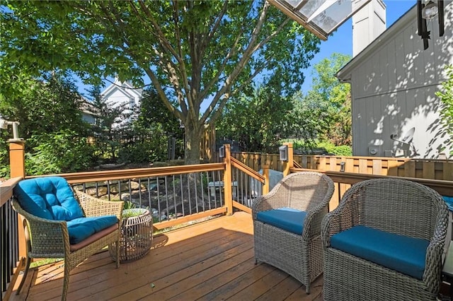 12434 England St, Overland Park, KS 66213 - view of wooden deck