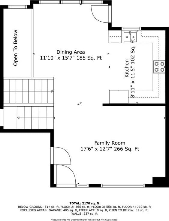 12434 England St, Overland Park, KS 66213 - room layout