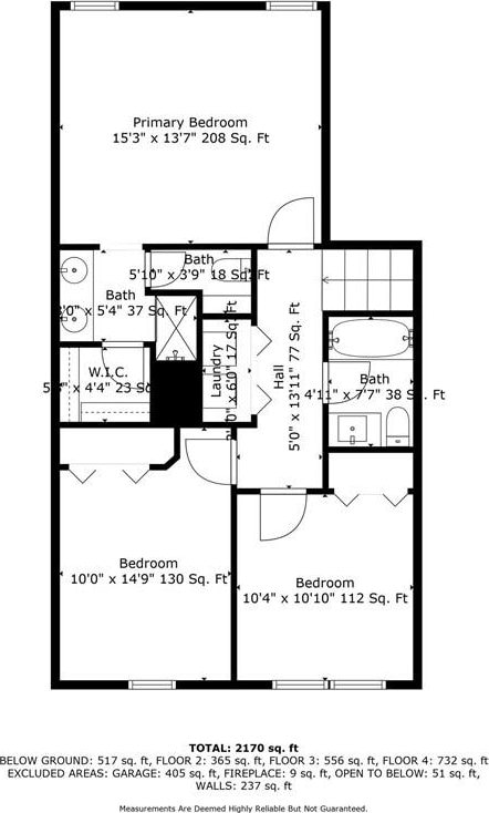 12434 England St, Overland Park, KS 66213 - floor plan / room layout