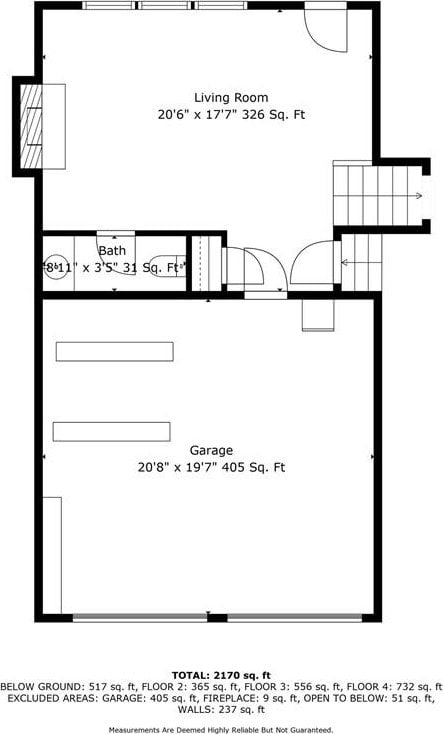 12434 England St, Overland Park, KS 66213 - room layout