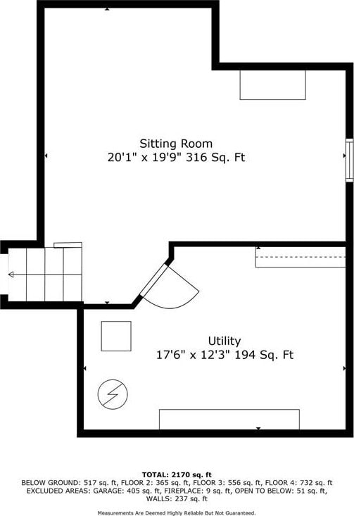 12434 England St, Overland Park, KS 66213 - floor plan / room layout