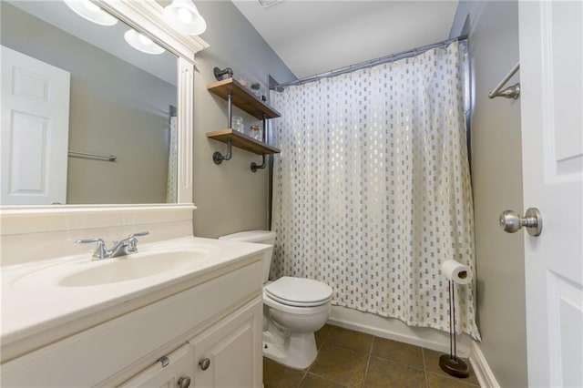 803 Crestridge Dr, Kearney, MO 64060 - full bathroom with vanity and tile patterned floors