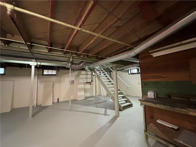 2702 Faraon St, Saint Joseph, MO 64501 - below grade area with stairs