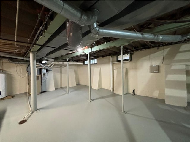 2702 Faraon St, Saint Joseph, MO 64501 - unfinished basement with heating unit