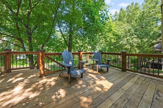 12224 Connell Dr, Overland Park, KS 66213 - view of deck