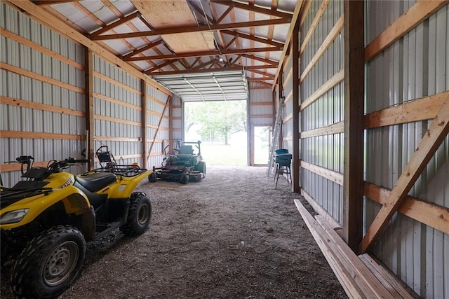 13223 Gammon Rd, Lees Summit, MO 64086 - garage with metal wall
