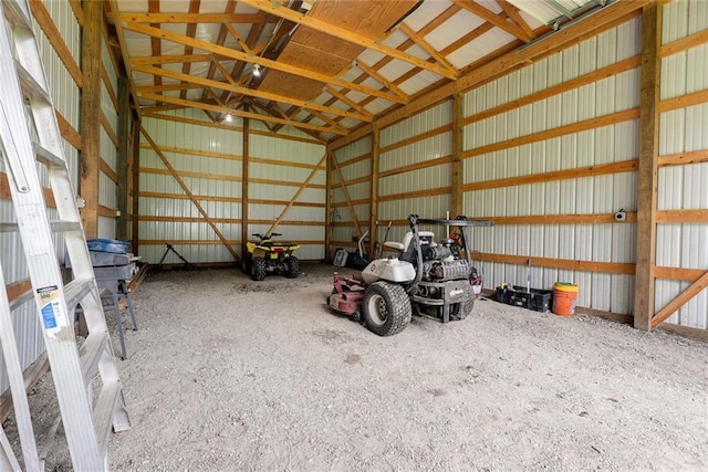 13223 Gammon Rd, Lees Summit, MO 64086 - garage with metal wall
