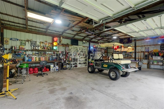 13223 Gammon Rd, Lees Summit, MO 64086 - garage with a workshop area