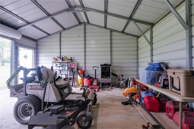 13223 Gammon Rd, Lees Summit, MO 64086 - garage with metal wall
