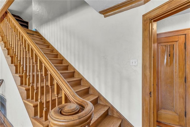 view of staircase
