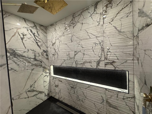 8890 Mccoy St, Lenexa, KS 66227 - bathroom view of a marble finish shower