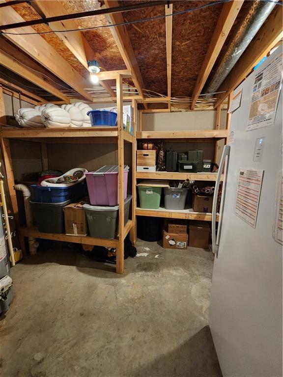 view of storage room