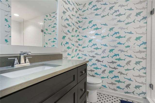 2807 W 50th Ter, Westwood, KS 66205 - bathroom featuring toilet and vanity