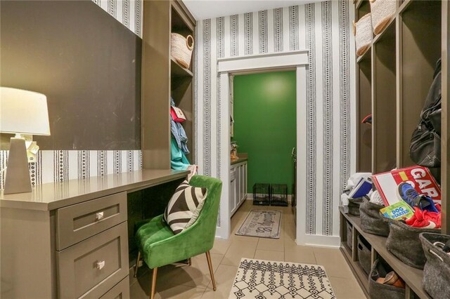 2807 W 50th Ter, Westwood, KS 66205 - office area with light tile patterned floors