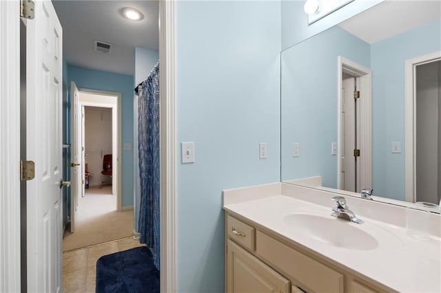 22614 W 46th Ter, Shawnee, KS 66226 - full bath with vanity and tile patterned floors