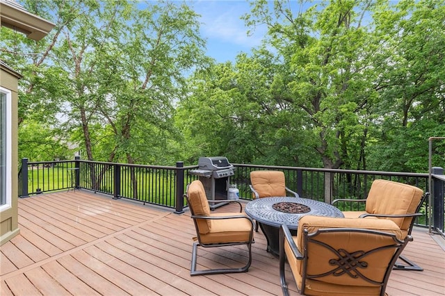 22614 W 46th Ter, Shawnee, KS 66226 - deck with grilling area