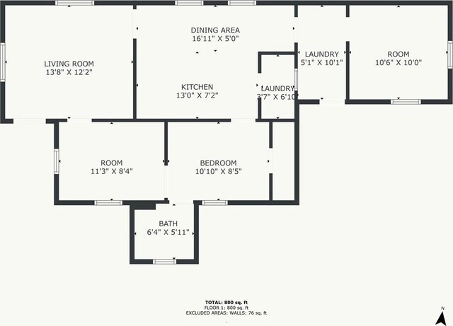 1010 N 13th St, Leavenworth, KS 66048 - home floor plan