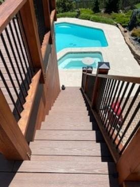 view of pool
