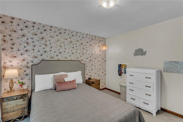 2007 NE Newport Ct, Blue Springs, MO 64014 - carpeted bedroom with baseboards and a textured ceiling