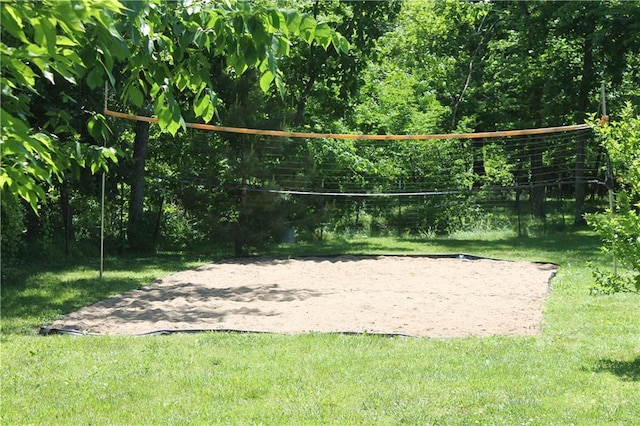1658 NW 785th Rd, Bates City, MO 64011 - view of community featuring volleyball court and a yard