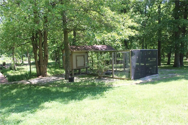 1658 NW 785th Rd, Bates City, MO 64011 - view of grassy yard with an outbuilding