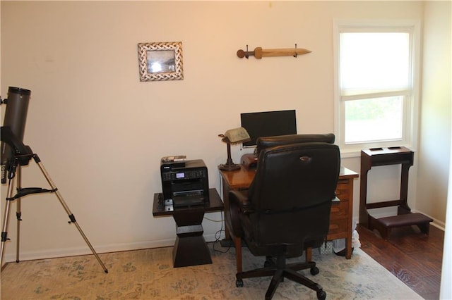 1658 NW 785th Rd, Bates City, MO 64011 - office space featuring wood finished floors and baseboards