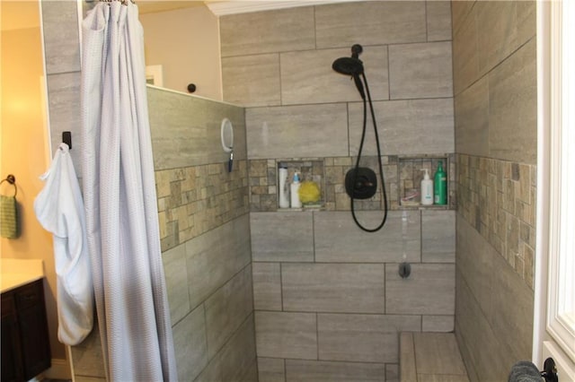 1658 NW 785th Rd, Bates City, MO 64011 - bathroom featuring tiled shower and vanity