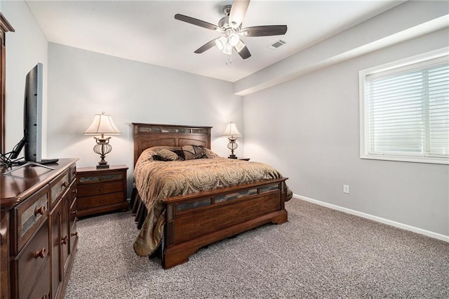 4310 N 141st Pl, Basehor, KS 66007 - bedroom with light colored carpet, baseboards, and a ceiling fan
