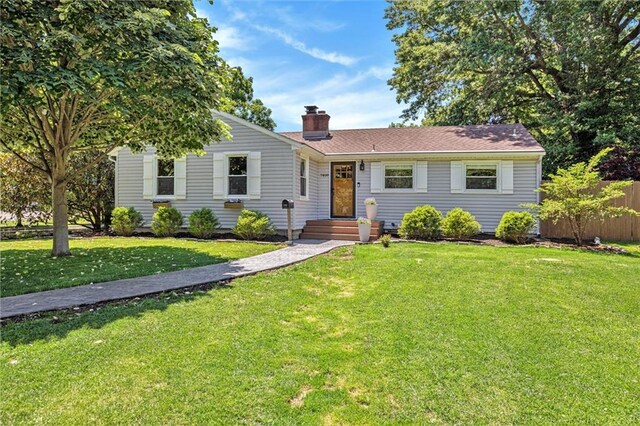 7408 Ash St, Prairie Village, KS 66208 - view of front of home featuring a chimney