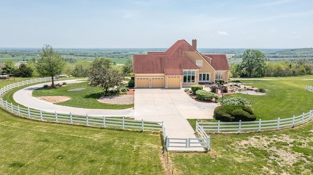 view of subject property