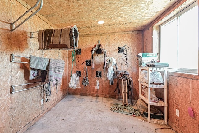 view of horse barn