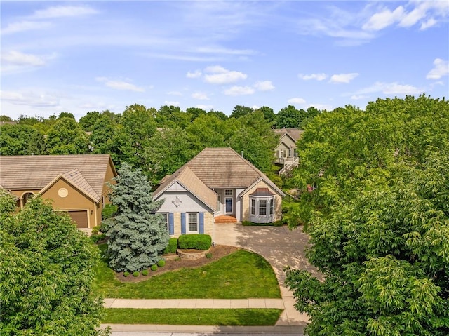 14393 S Cody St, Olathe, KS 66062 - view of front facade with a garage