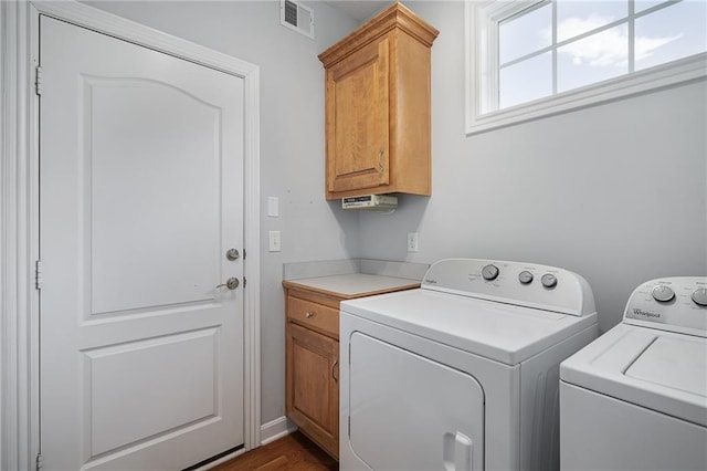 14393 S Cody St, Olathe, KS 66062 - laundry room featuring cabinet space and washing machine and dryer