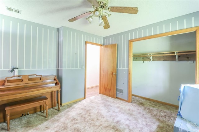 1175 SW State Route 58th Hwy, Holden, MO 64040 - carpeted bedroom with ceiling fan, baseboards, and a closet