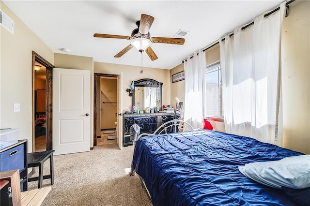 4000 S Buckner Tarsney Rd, Grain Valley, MO 64029 - bedroom with carpet and ceiling fan
