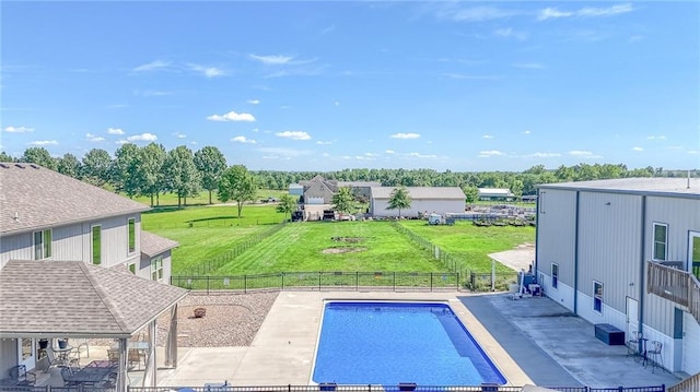 4000 S Buckner Tarsney Rd, Grain Valley, MO 64029 - view of swimming pool featuring a fenced backyard, a gazebo, and a patio