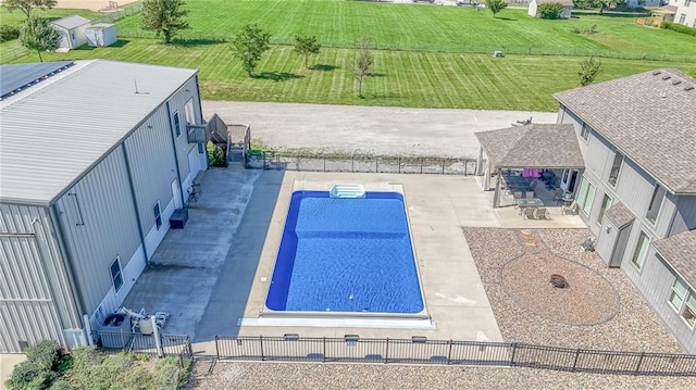 4000 S Buckner Tarsney Rd, Grain Valley, MO 64029 - view of pool featuring a fenced backyard and a patio area
